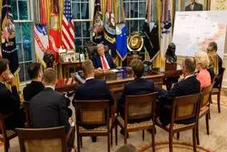 پیام پنهان ترامپ در یک عکس دستکاری شده
