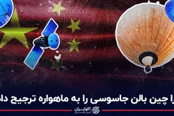 چرا چین بالن جاسوسی را به ماهواره ترجیح داد؟
