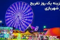 هزینه یک روز تفریح در شهربازی