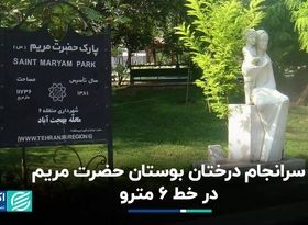 سرانجامِ درختان بوستان حضرت مریم در خط 6 مترو