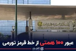 عبور ۱۰۰ همتی از خط قرمز تورمی
