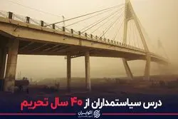 درس سیاستمداران از ۴۰ سال تحریم