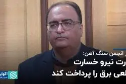 دبیر انجمن سنگ آهن: وزارت نیرو خسارت قطعی برق را پرداخت کند