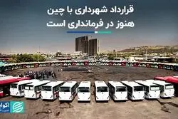 قرارداد شهرداری با چین هنوز در فرمانداری است