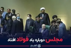 مجلس دوباره یاد فولاد افتاد
