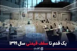 یک قدم تا سقف قیمتی سال 1399