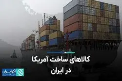 کالاهای ساخت آمریکا در ایران