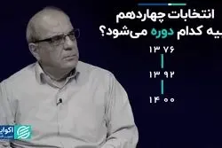 انتخابات چهاردهم شبیه کدام دوره می‌شود ؟‌