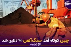 چین کوتاه آمد، سنگ‌آهن 90 دلاری شد