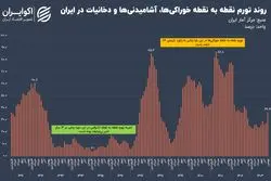 زیر و بم تورم خوراکی‌ها در سال 1403؛ تورم سفره خانوار در انتهای سال به کجا رسید؟