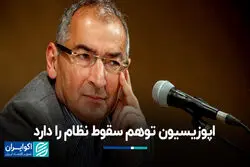 اپوزیسیون‌ توهم سقوط نظام را دارد