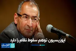 اپوزیسیون‌ توهم سقوط نظام را دارد