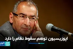 اپوزیسیون‌ توهم سقوط نظام را دارد