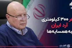 سفر ۳۰۰ کیلومتری آرد ایران به همسایه‌ها