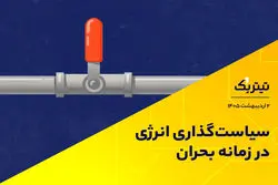 سیاست‌گذاری انرژی در زمانه بحران