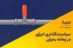 سیاست‌گذاری انرژی در زمانه بحران