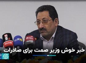 خبر خوش وزیر صمت برای صادرات