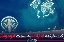 حرکت خزنده امارات به سمت ابوموسی