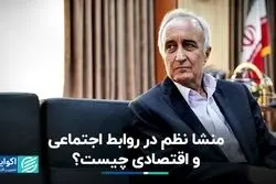 منشا نظم در روابط اجتماعی و اقتصادی چیست؟