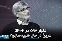 تکرار 598 در 1404:تاریخ در حال شبیه‌سازی؟ 