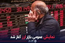 نمایش عمومی بازار ارز آغاز شد