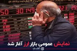 نمایش عمومی بازار ارز آغاز شد