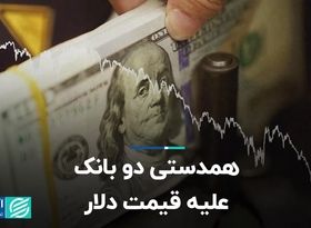 همدستی دو بانک علیه قیمت دلار