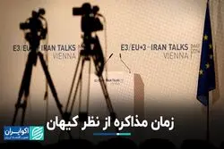 زمان بازگشت به میز مذاکره از نظر کیهان