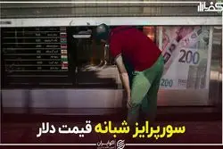 سورپرایز شبانه قیمت دلار