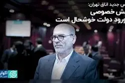 رئیس جدید اتاق تهران: بخش خصوصی از ورود دولت خوشحال است