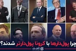 چرا پول‌دارها با کرونا پول‌دارتر شدند؟