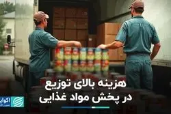 سهم بالای توزیع در هزینه پخش مواد غذایی