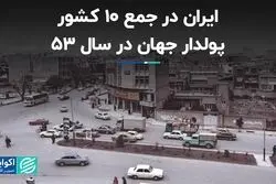 ایران در جمع 10 کشور پولدار جهان در سال 53