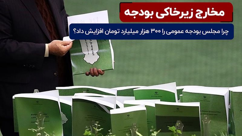 مخارج زیرخاکی بودجه ۱۴۰۰