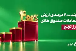 رشد ۴ برابری ارزش معاملات صندوق طلای «رز ترنج» / عبور ارزش معاملات روزانه از ۱.۲ همت