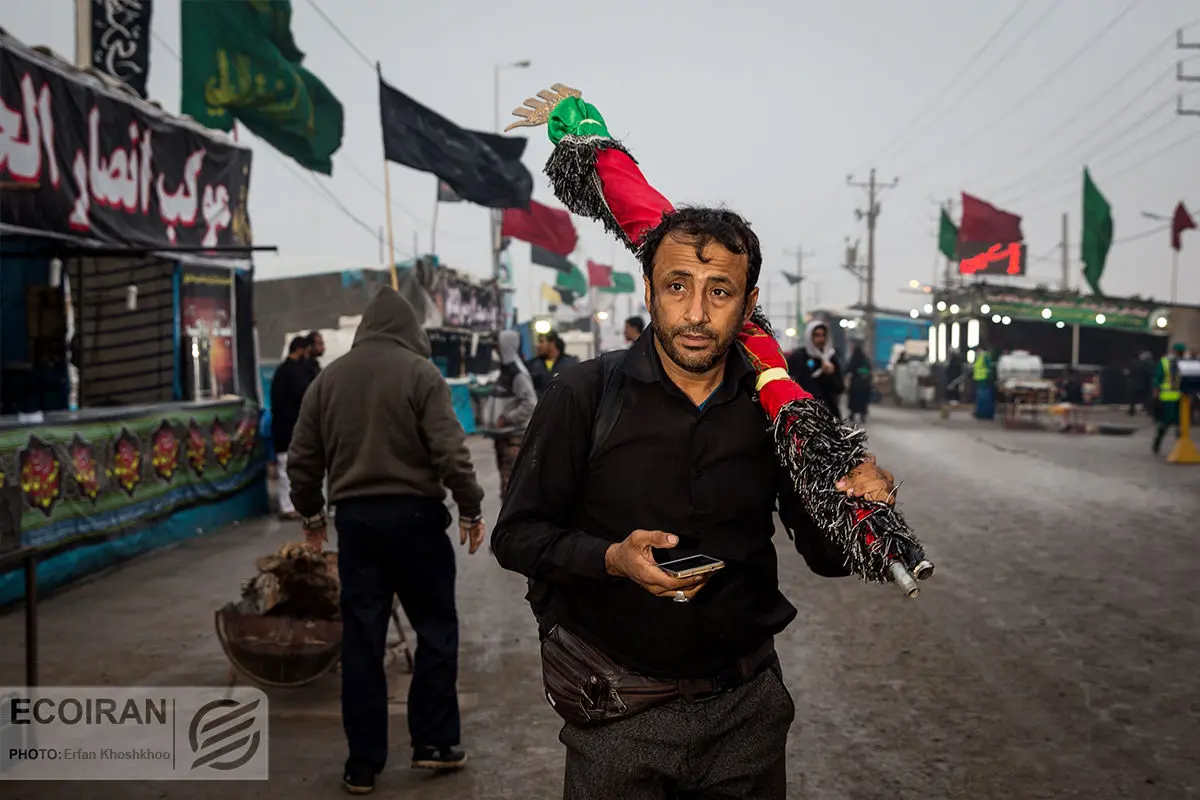 16 زخمی در حادثه تصادف مینی‌بوس زائران ایرانی در مسیر نجف به کربلا
