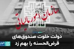 دولت خلوت صندوق‌های قرض‌الحسنه را بهم زد  