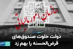 دولت خلوت صندوق‌های قرض‌الحسنه را بهم زد  