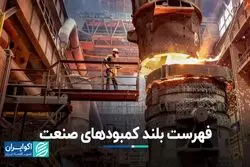 فهرست بلند کمبودهای صنعت 