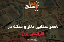 همراستایی دلار و سکه در افزایش نرخ