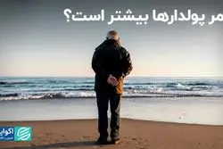 عمر پولدارها بیشتر است؟