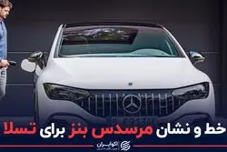 خط و نشان مرسدس بنز برای تسلا
