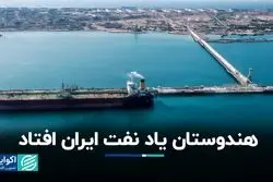 هندوستان یاد نفت ایران افتاد