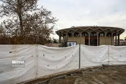 آخرین وضعیت ساماندهی حریم تئاتر شهر/ فضای پیرامونی با کارگاه ساختمانی بسته شده است 