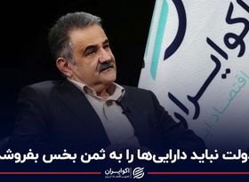 دولت نباید دارایی‌ها را به ثمن بخس بفروشد