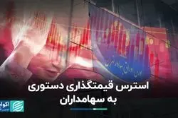 استرس قیمت‌گذاری دستوری به سهامداران