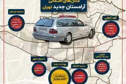 اینفوگرافیک: تمام آرامستان‌های جدید پایتخت