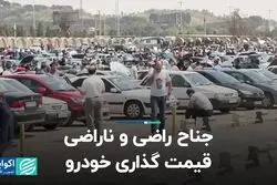 جناح راضی و ناراضی قیمت‌گذاری خودرو 