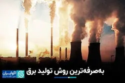 به‌صرفه‌ترین روش تولید برق