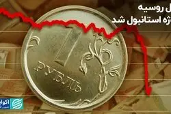 روبل روسیه سوژه استانبول شد
